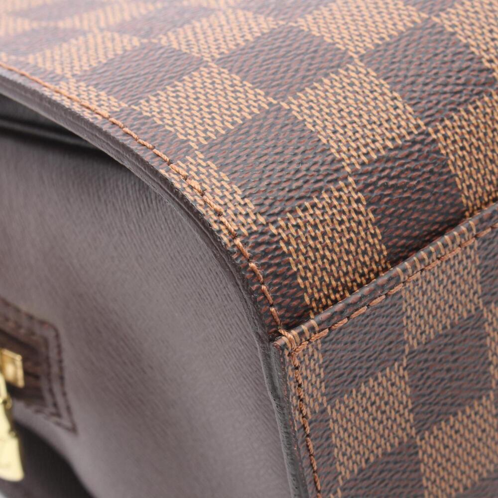 Louis Vuitton Triana Handbag, Coated Canvas and Leather, Damier Pattern, Wome... - Picture 9 of 10